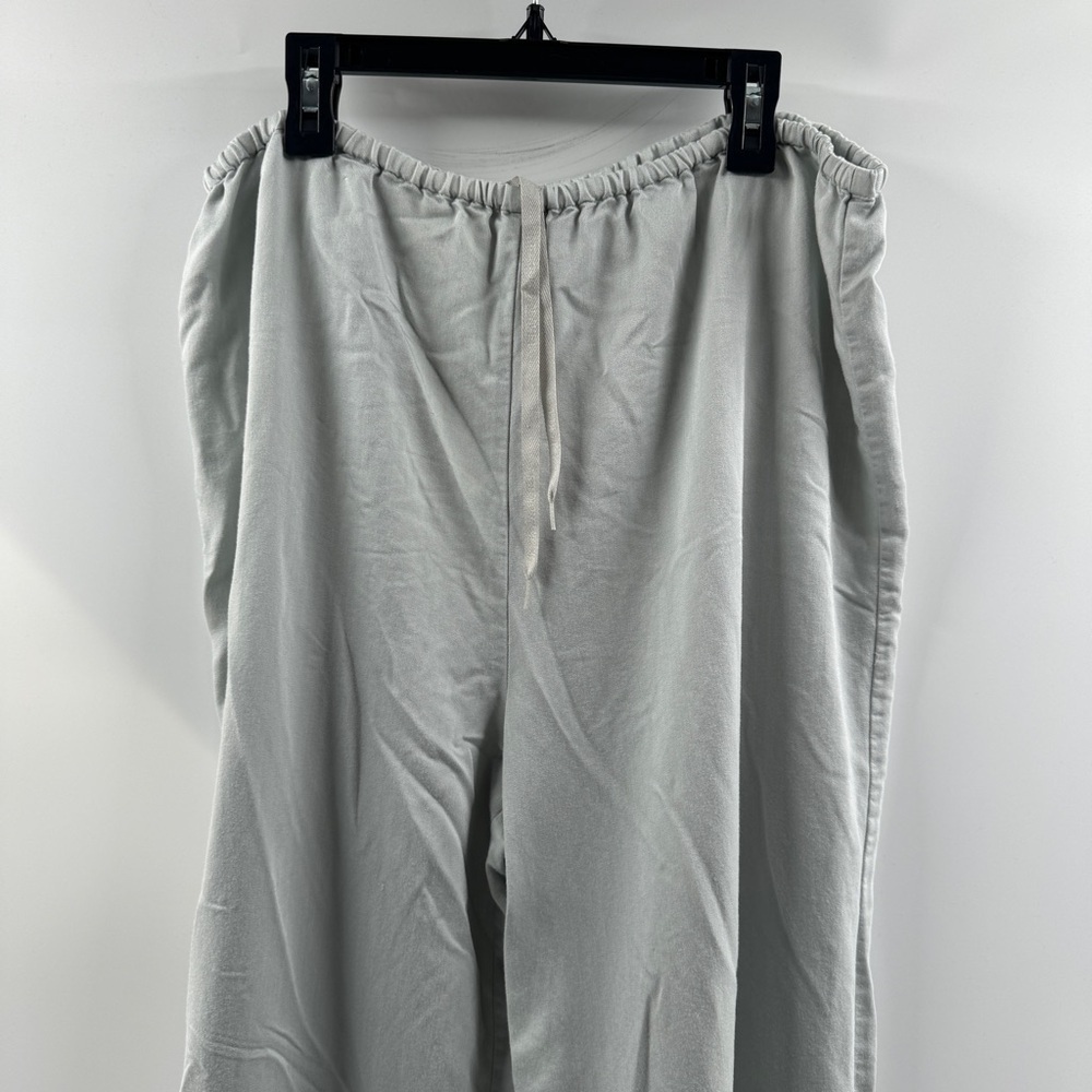Victoria’s Secret Light Grey Pajama Pants | Embroidered Hem | Size Medium - Picture 3 of 6
